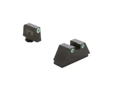 Ameriglo Optic Compatible Sight Set XL Tall Set Green Tritium For Glock - GL329
