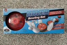 Hover Bowling Set LED Lights Bowling Pin Games New & Sealed