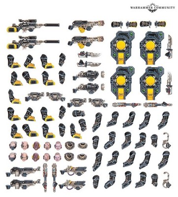 Necromunda: Palanite Enforcers Weapons & Upgrades PRESALE  12/20 Warhammer 40K