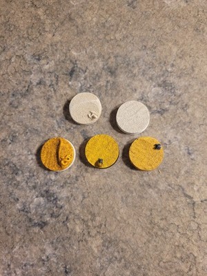 Micro Art Studio 5x 25mm Desert Base rund