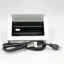 Byrne Ellora In Surface Power Box - BE02511C - Conference Table Box - Silver
