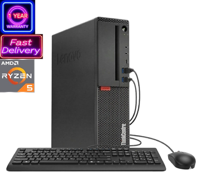 #ad #ad Lenovo ThinkCentre PC: Ryzen 5 Pro 2400G 16GB RAM 256GB SSD Windows 10 Pro $159.95