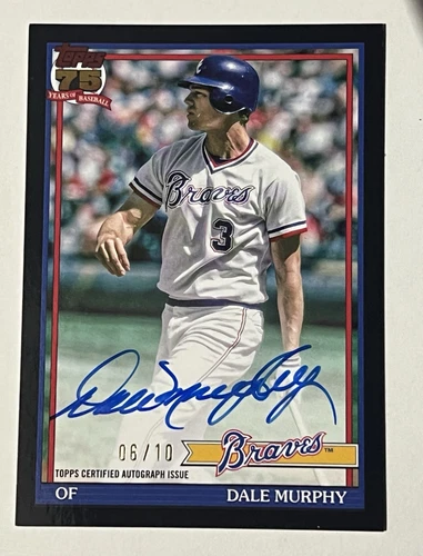 2026 Topps Series 1 Dale Murphy 1991 Topps Baseball Autographs (RAW)