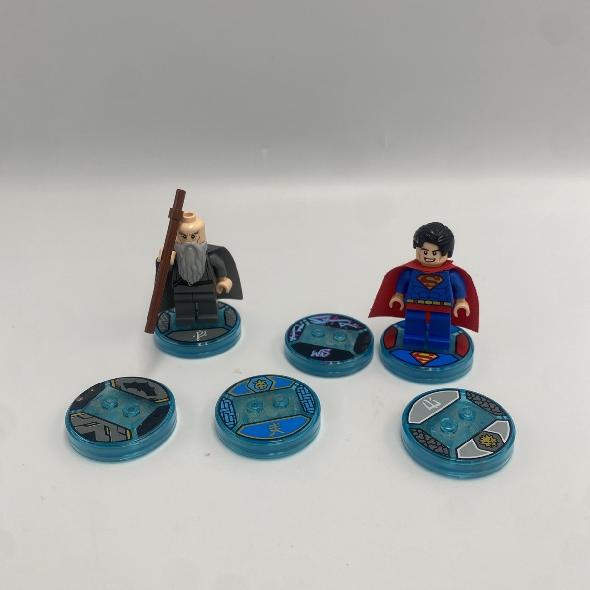 Lego Dimensions Superman Gandalf 5x Discs: Batman Ninjago