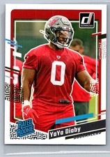 YaYa Diaby 394 2023 Donruss RC Rookie Tampa Bay Buccaneers Card