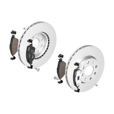 ATE BREMSSCHEIBEN Ø257MM + BREMSBELÄGE VORNE FÜR OPEL CORSA D ADAM FIAT 