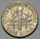1961 D Roosevelt Dime 90% Silver 10 Cents Coin Avg Circ  — photo 3