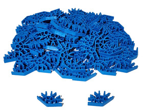 100 K'NEX Rare Blue Connectors 4-Position (Green Size) Standard Replacement KNEX