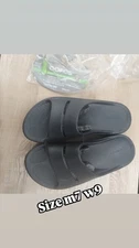Oofos Women’s Recovery Slides Size 7 Black NEW