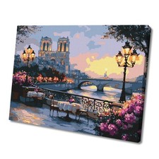 Painting by Numbers kit A French landscape KHO2905