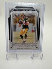Panini National Treasures Treasured Moments Aaron Rodgers Packers #TM-AR /99