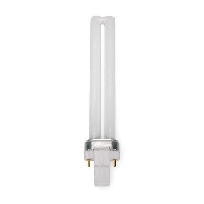 GE LAMPS F13BX/827/ECO Plug-In CFL Bulb,2700K,13W,10,000 hr 1PGU8
