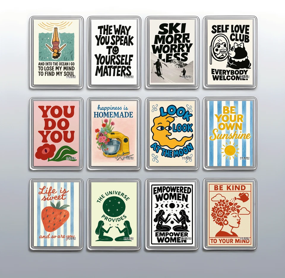 2517-OSS MANCHESTER STUDIO Motivational Saying Fridge Magnet – Daily Inspiration Home Accessory