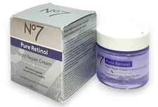 No7 Pure Retinol Night Repair Cream (50 ml / 1.69 fl oz) NEW IN BOX ~ FAST SHIP!