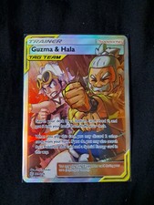 Pokemon - Guzma & Hala (Full Art) 229/236 SM-Cosmic Eclipse Holo NM on eBay