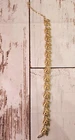 Vintage Trifari Leaf Bracelet Gold Tone Costume Jewelry
