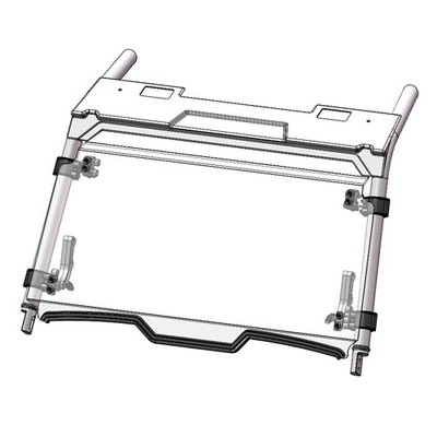 Direction 2 Tilt Windshield - Scratch Resistant POLARIS