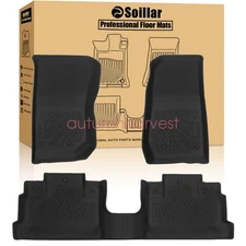 3D Floor Mats Liner For 2014-2018 Jeep Wrangler Unlimited 4-Door All Weather TPE