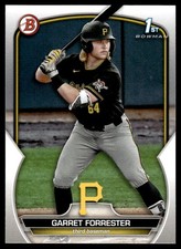 Garret Forrester 2023 Bowman Draft #BD197 Pittsburgh Pirates 27870 Baseball Card