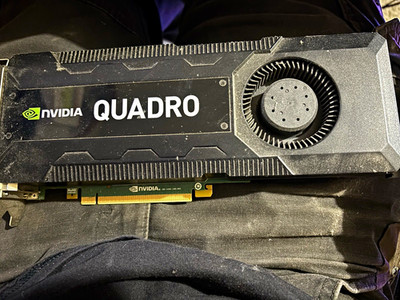 NVIDIA Quadro K5000 PCIe x16 Graphics Card DP/DVI Multi-Monitor Fan Heatsink