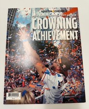 Houston Chronicles 2017 Celebration of Astros Crowning Achievement magazine MLB