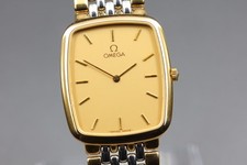 Reloj Omega De Ville 1989 395.0876.2 Cal.1378 oro Qz vintage para hombre [casi como nuevo]