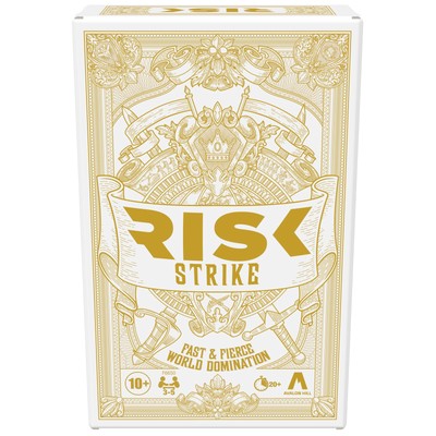 Risk Strike Cards and Dice Game, Quick-Playing Strategy Card Game for 2-5 Player