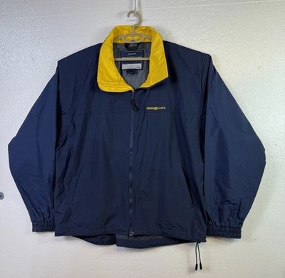 Henri Lloyd Jacket Mens XXL Navy Blue Windbreaker Sailing Full Zip Mesh Lined