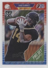 2021 Leaf Pro Set Metal Red White & Blue Wave /7 Sage Surratt #80 0p1q