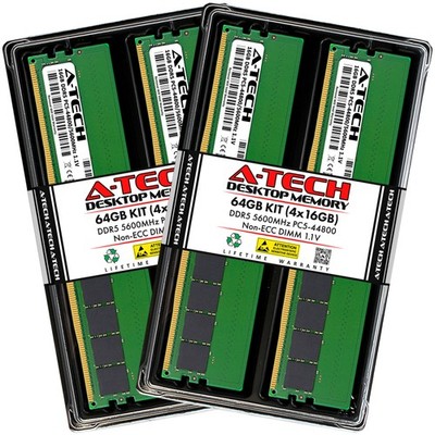 64GB 4x 16GB DDR5-5600 ASUS ROG Maximus Z790 Formula Z790 Hero BTF Memory RAM