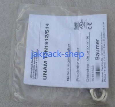 1 PCS NEW IN BOX Baumer Ultrasonic Sensor UNAM 12N1912/S14