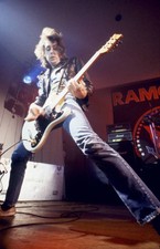 Ramones American punk rock band USA Johnny Ramone on stage in Berl- Old Photo 2