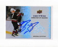 LIAM O'BRIEN autographed SIGNED '23/24 ARIZONA COYOTES 