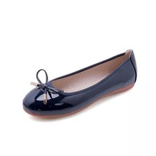 2025 Women Ladies Pumps Flats Bow Ballerina Slip On Ballet Casual Work Shoes  UK