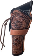 Hulara Genuine Leather Cross Draw Holster .22/.38/.357/.44/.45 Cal Revolver