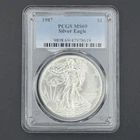 1987 Silver Eagle PCGS MS69 $1 American Silver Eagle