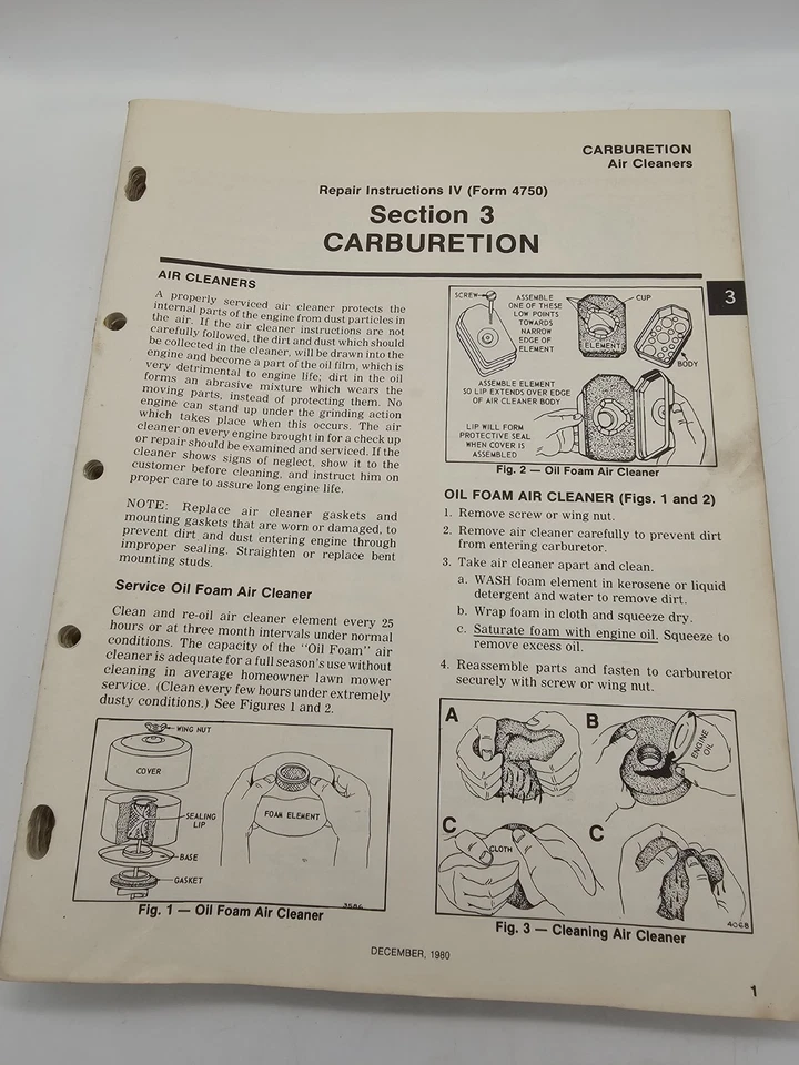 Briggs Stratton Engine Repair Manual MS-4750. SEE Pictures for models covered - Image 4 of 4