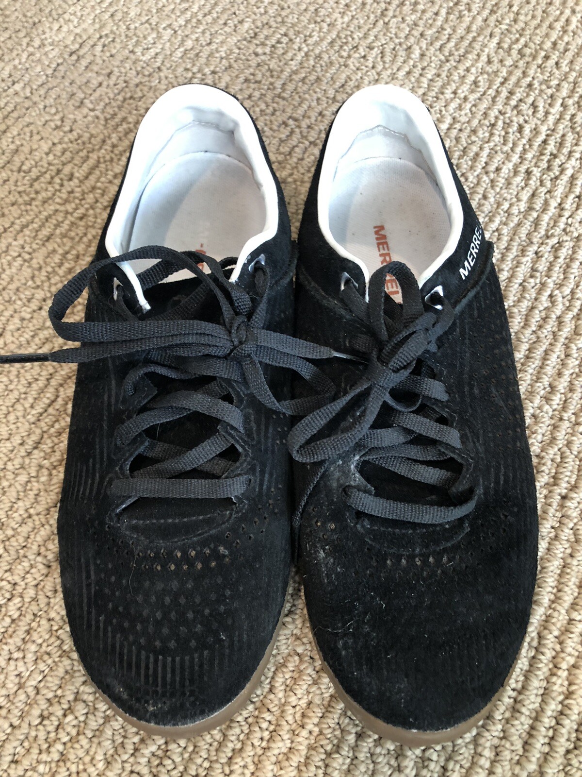 Scarpe da ginnastica donna MERRELL Performance nere scamosciate comode taglia 8 5 usate in ottime condizioni