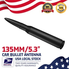 High-quality OEM  Universal 50CAL Black with screws Bullet Style Antenna AM/FM