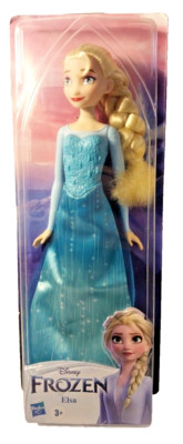 Elsa Frozen Doll  New In Box Classic Blue Dress Figure Hasbro Disney