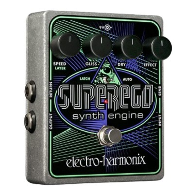 Electro-Harmonix Superego Polyphonic Synth Engine Pedal W Power Adapter