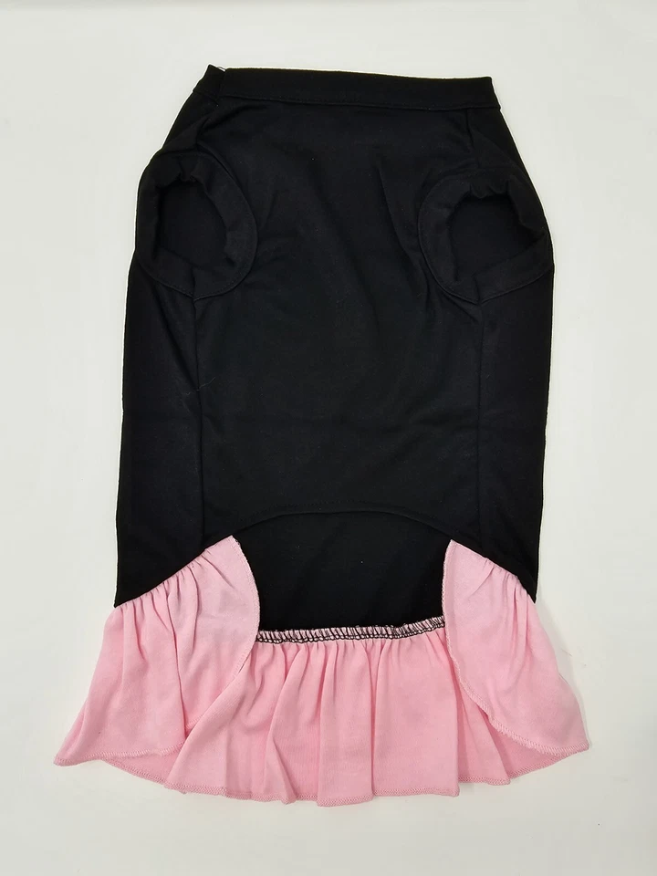 NUEVO Vestido Estampado Pata Chevron Negro Y Rosa XL Foto 2 de 4