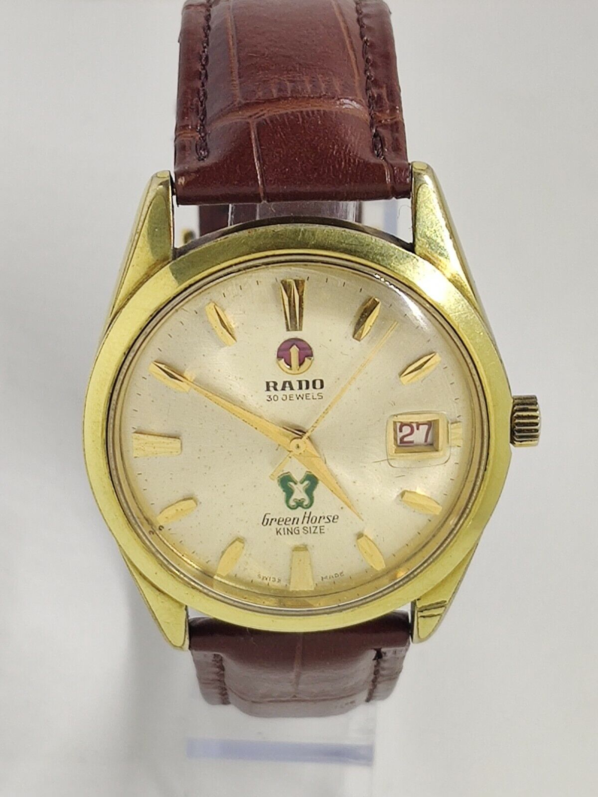 Vintage+Rado+Green+Horse+King+Size+Automatic++J+Date+Analog+