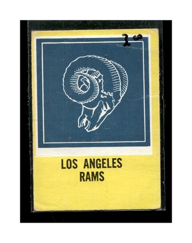 1967 Philadelphia #96 Rams Insignia FOOTBALL Los Angeles Rams | eBay