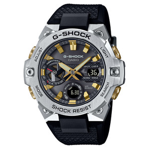 L26439RE【中古品】CASIO G-SHOCK GST-B200-1AJF G-STEEL Gスチール 