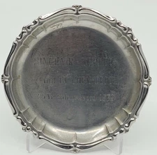 SINCLAIR OIL KOPPERS CHEMICAL 25 YEAR SAFETY AWARD ASHTRAY 1970 Vintage 