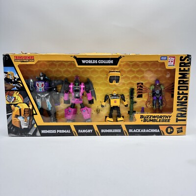 Transformers Buzzworthy Bumblebee Worlds Collide Exclusive Figure