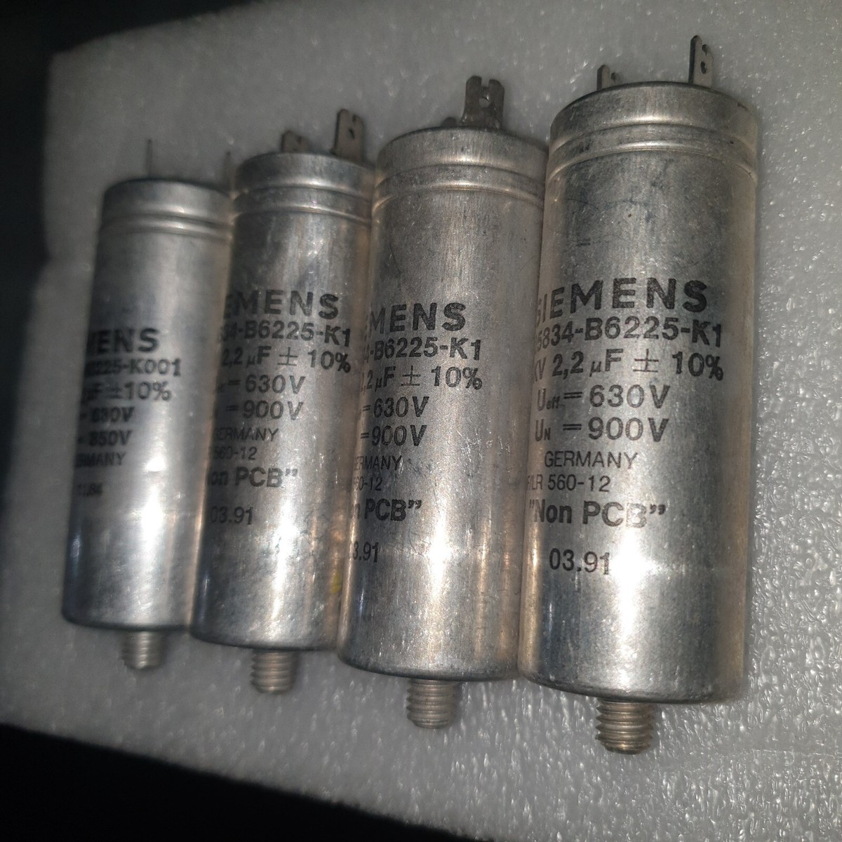 その他 F6F-N 1pc NOS SIEMENS 2.2uF 630V 640V MKV B25832-B6225-K1 CAP FOR
