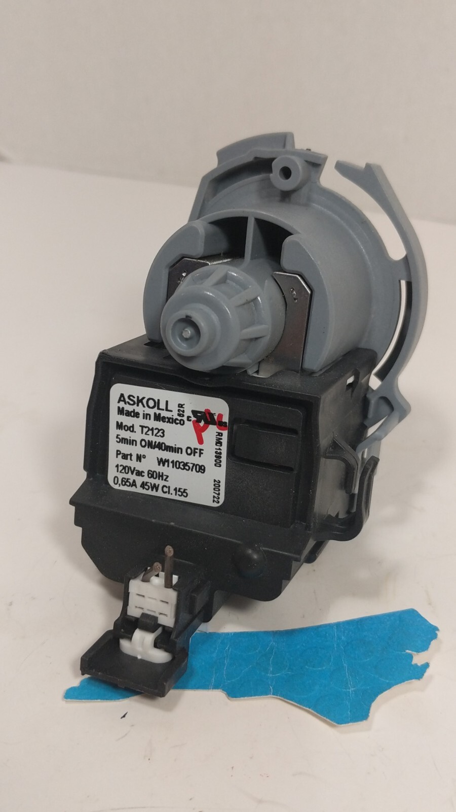 OEM WHIRLPOOL KITCHENAID DISHWASHER DRAIN PUMP W11035709 W/ WARRANTY eBay