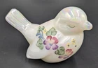 Vintage Fenton Iridescent Dove/Love Bird Hand Painted Figurine